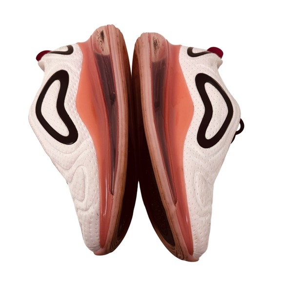 Nike Air Max 720 Sneakers AR9293 602 Lace Up Light Soft Pink/Gym Red Size 8.5 - Picture 7 of 9